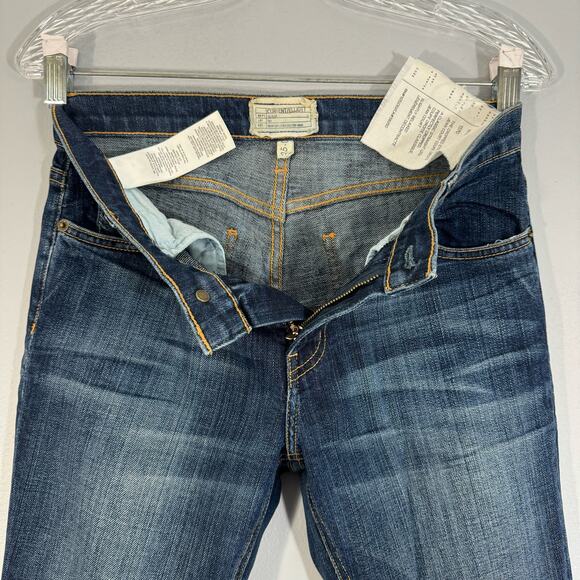 Current/Elliott The Cropped Straight Jean Court Coupe Droite - Picture 5 of 10